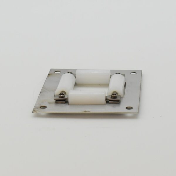 Utloppsrulle med platta