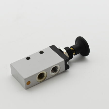 Ventil 3/2-vägs 1/8" med knapp, panel mont. - Image 2