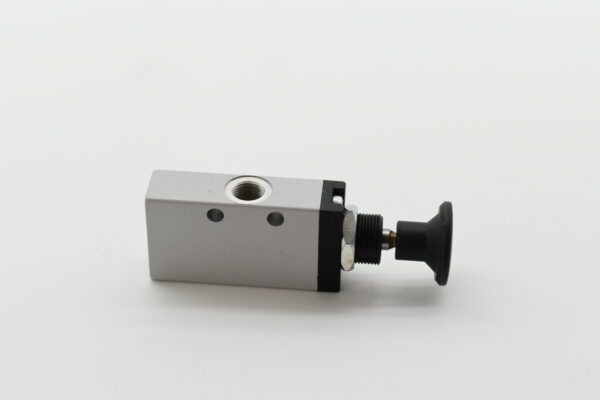 Ventil 3/2-vägs 1/8" med knapp, panel mont.