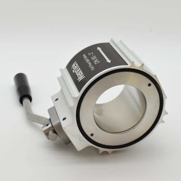 Kulventil 3", Rak utan flänsar