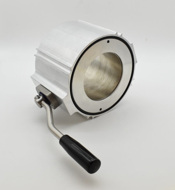 Kulventil 4", Rak utan flänsar