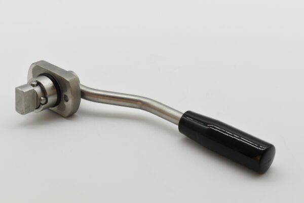 Handtag komplett med spindel för 2"-4" raka kulv.