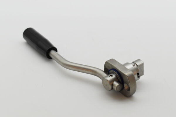 Handtag komplett med spindel för 2"-4" raka kulv.