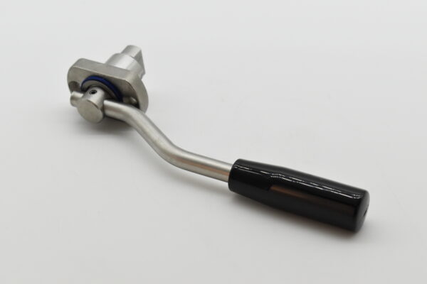 Handtag komplett med spindel för 2"-4" raka kulv.