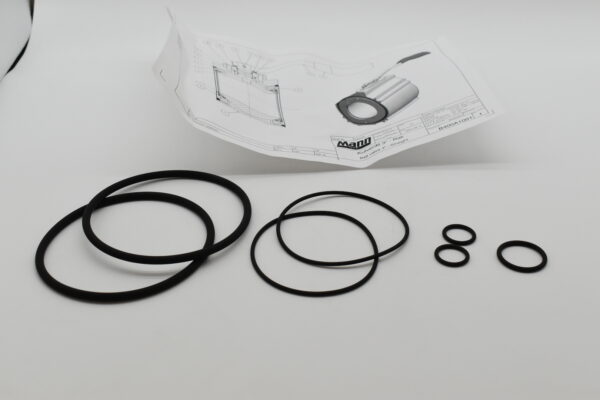 Supportring till 3" kulventil inkl. viton o-ring