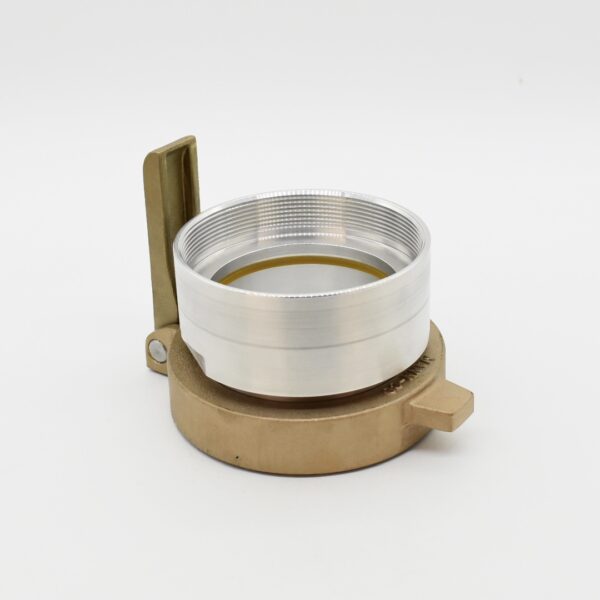 Mellankoppling W 125 inv. msg mutter x R4" inv. alu adapter